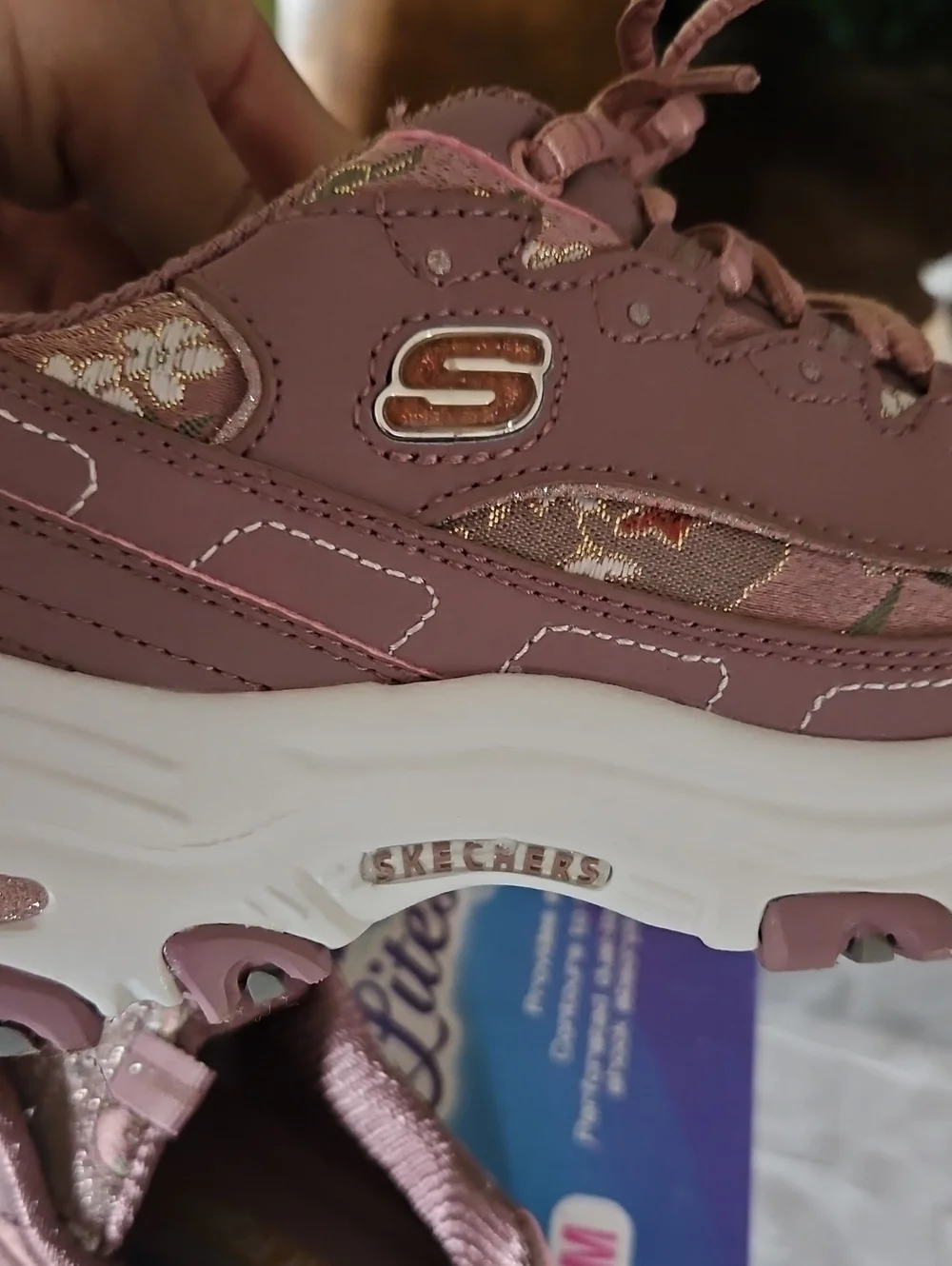 Skechers Women's' Pink Athletic Sneakers with Memory Foam